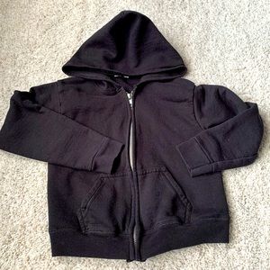 🎆🎇3for$9 girls Black Zip up hoodie